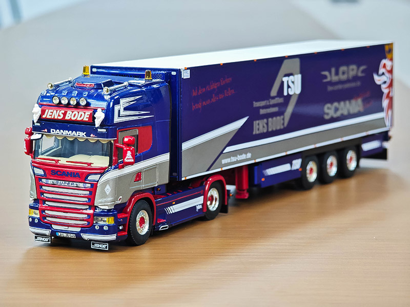 WSI 01-2763 Scania Streamline Topline 4x2 Con Rimorchio Frigo – Günter Pillola 1:50 Nuovo